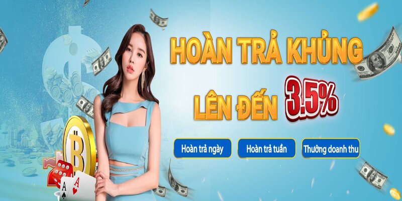 Tỷ lệ hoàn trả 3.5% khi tham gia tại xổ số 3 miền Hi88